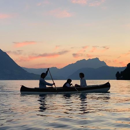 Ferienwohnungen Mit 4 Betten In Gersau Direkt Am Vierwaldstaettersee ภายนอก รูปภาพ