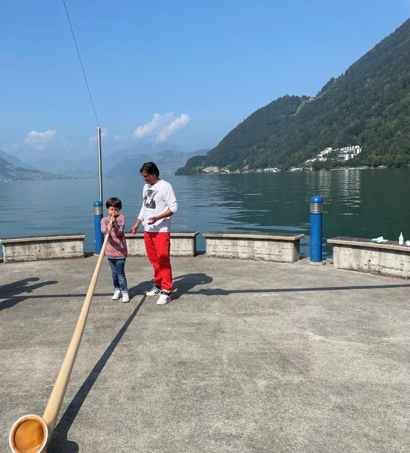 Ferienwohnungen Mit 4 Betten In Gersau Direkt Am Vierwaldstaettersee ภายนอก รูปภาพ