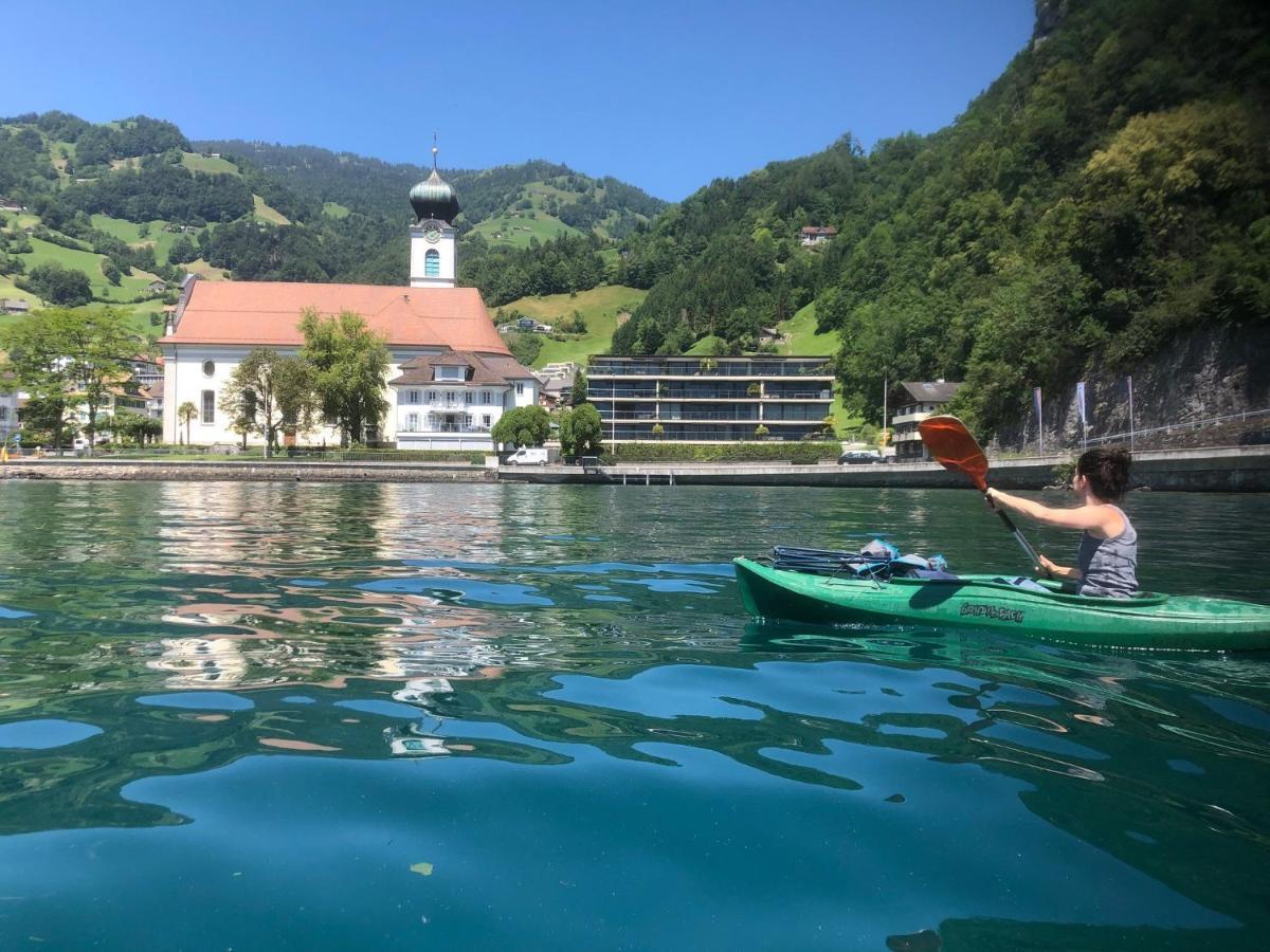 Ferienwohnungen Mit 4 Betten In Gersau Direkt Am Vierwaldstaettersee ภายนอก รูปภาพ